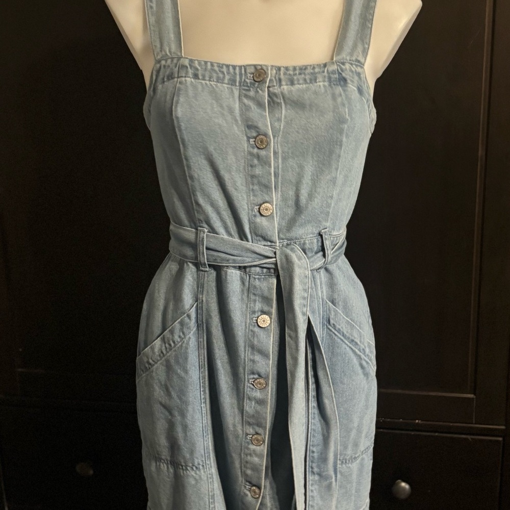 Rails Sky Blue Denim Overalls